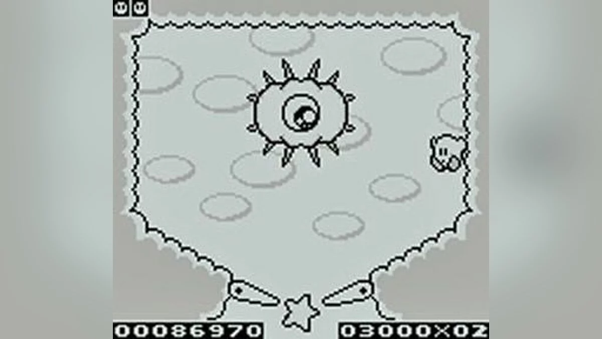 Скриншот из игры Kirby's Pinball Land - 3
