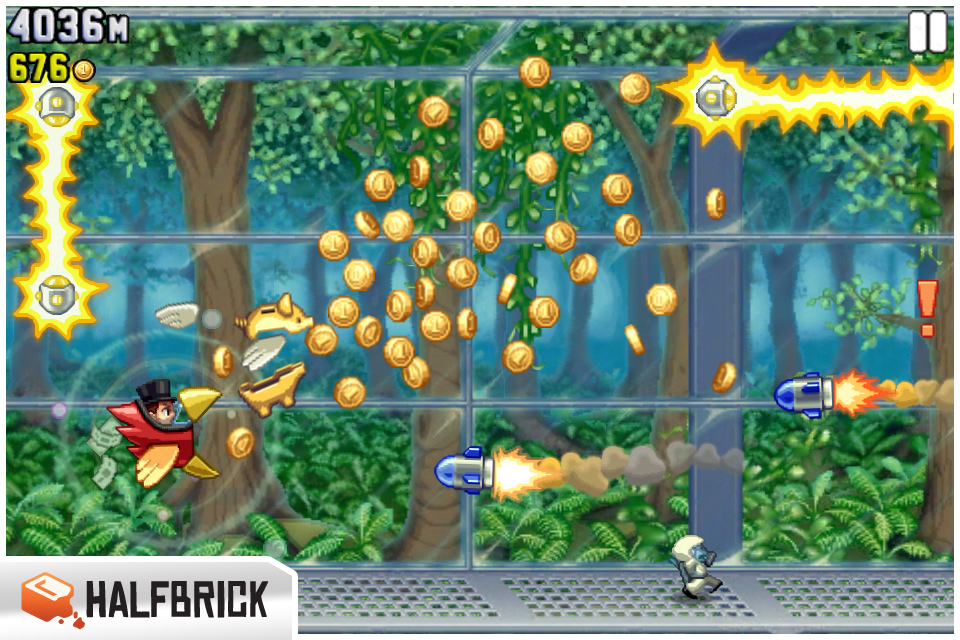 Скриншот из игры Jetpack Joyride - 71