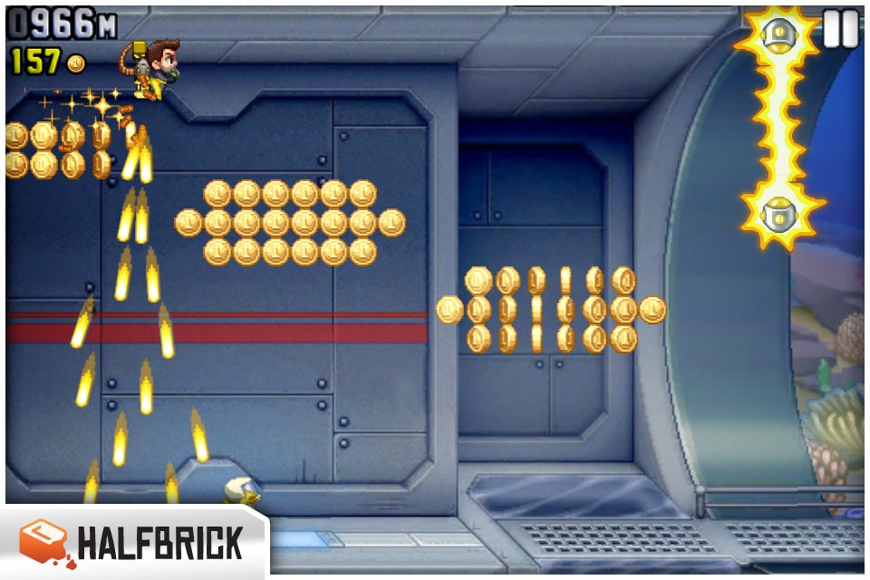 Скриншот из игры Jetpack Joyride - 6