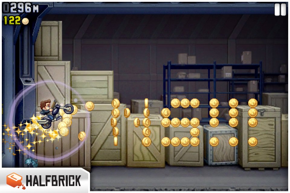Скриншот из игры Jetpack Joyride - 42