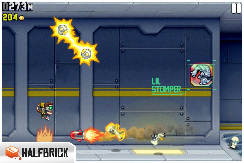 Скриншот из игры Jetpack Joyride - 18