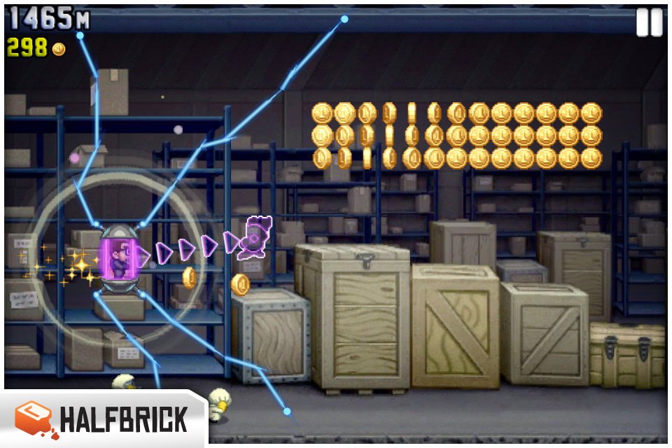 Скриншот из игры Jetpack Joyride - 46
