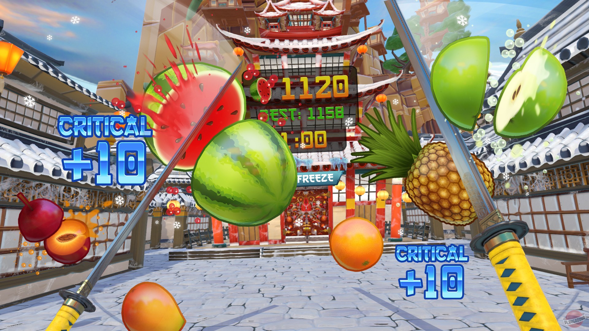 Скриншот из игры Fruit Ninja VR - 4