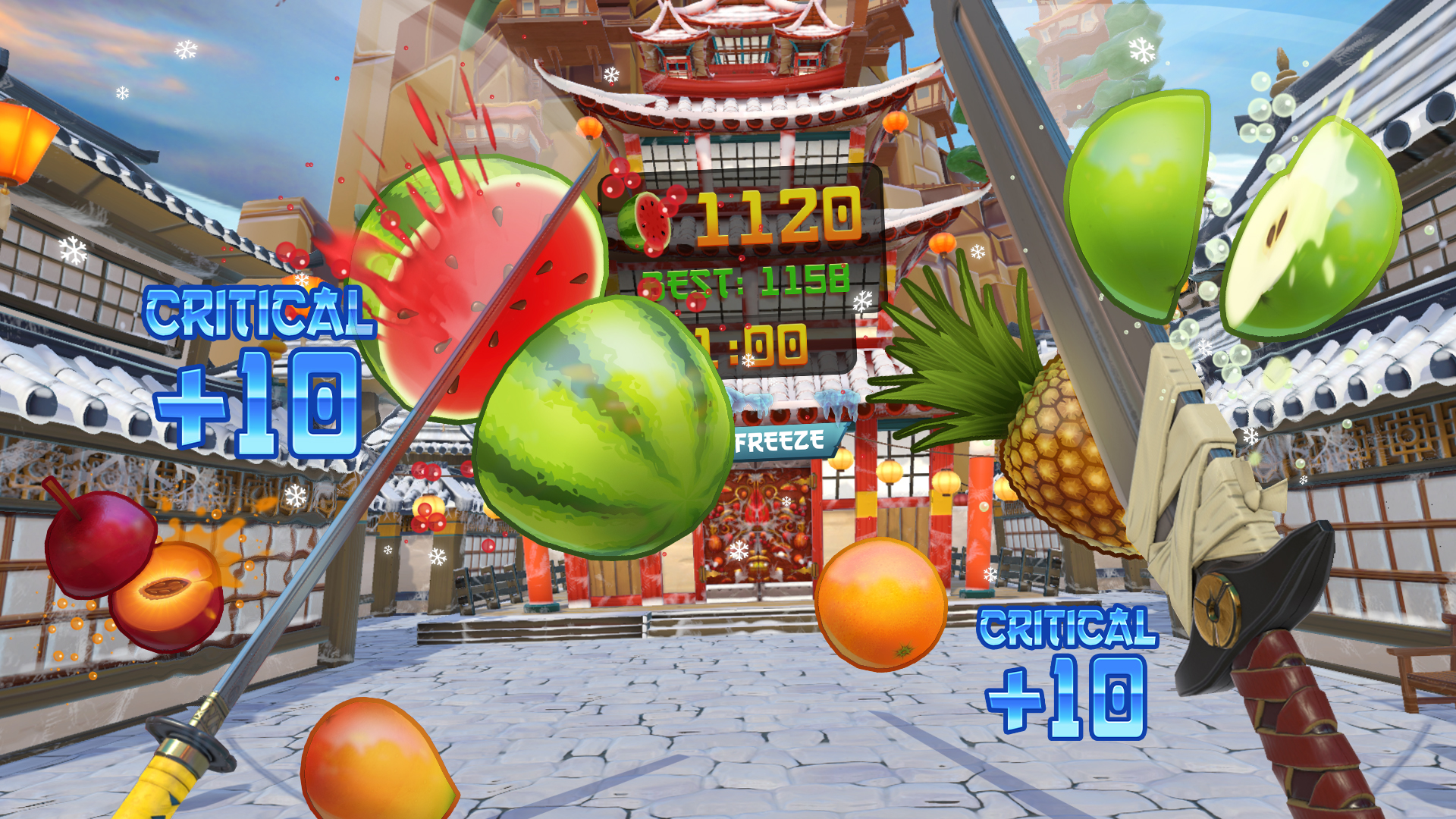 Скриншот из игры Fruit Ninja VR - 6