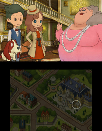 Скриншот из игры Layton's Mystery Journey: Katrielle and The Millionaire's Conspiracy - 2
