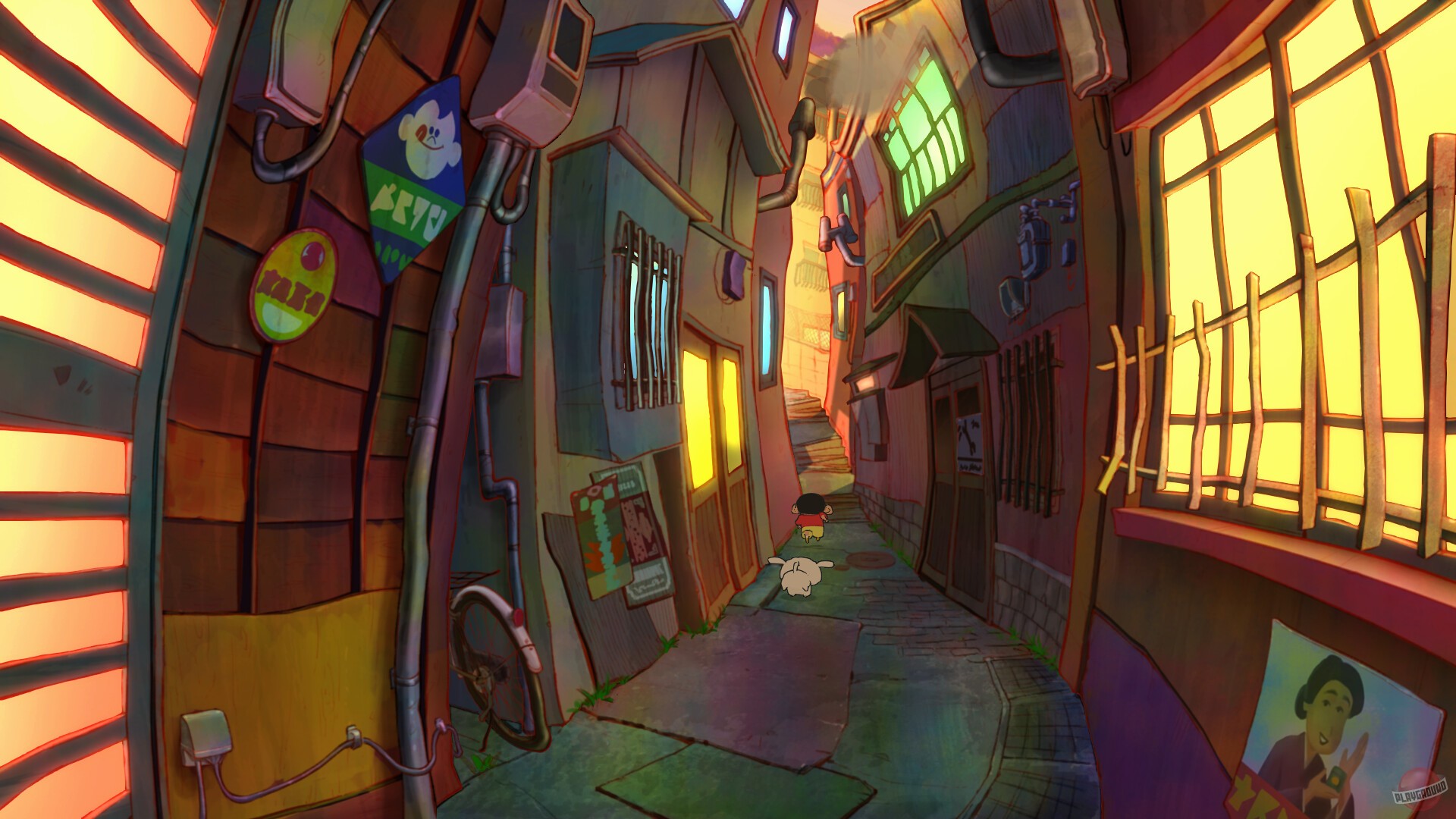 Скриншот из игры Shin chan: Shiro and the Coal Town - 3