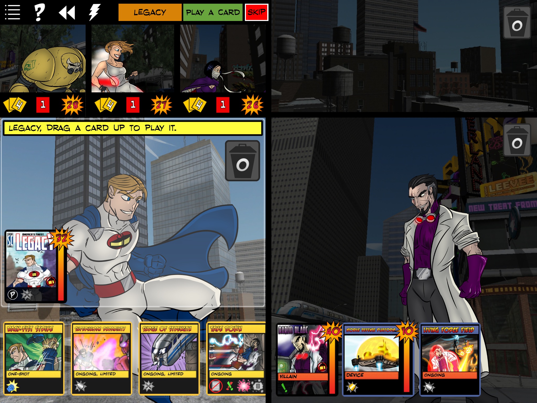 Скриншот из игры Sentinels of the Multiverse - 1