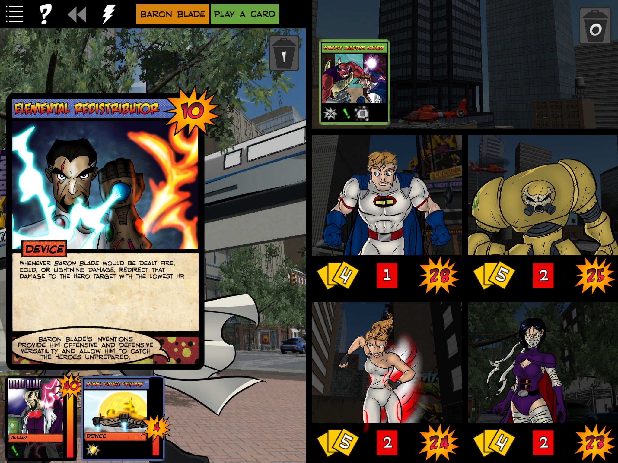 Скриншот из игры Sentinels of the Multiverse - 3