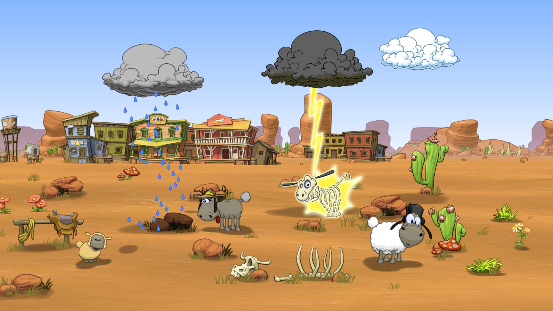 Скриншот из игры Clouds & Sheep 2 - 1