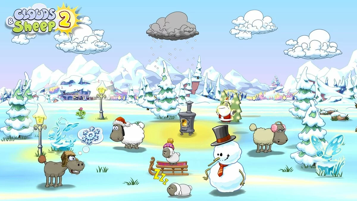 Скриншот из игры Clouds & Sheep 2 - 2