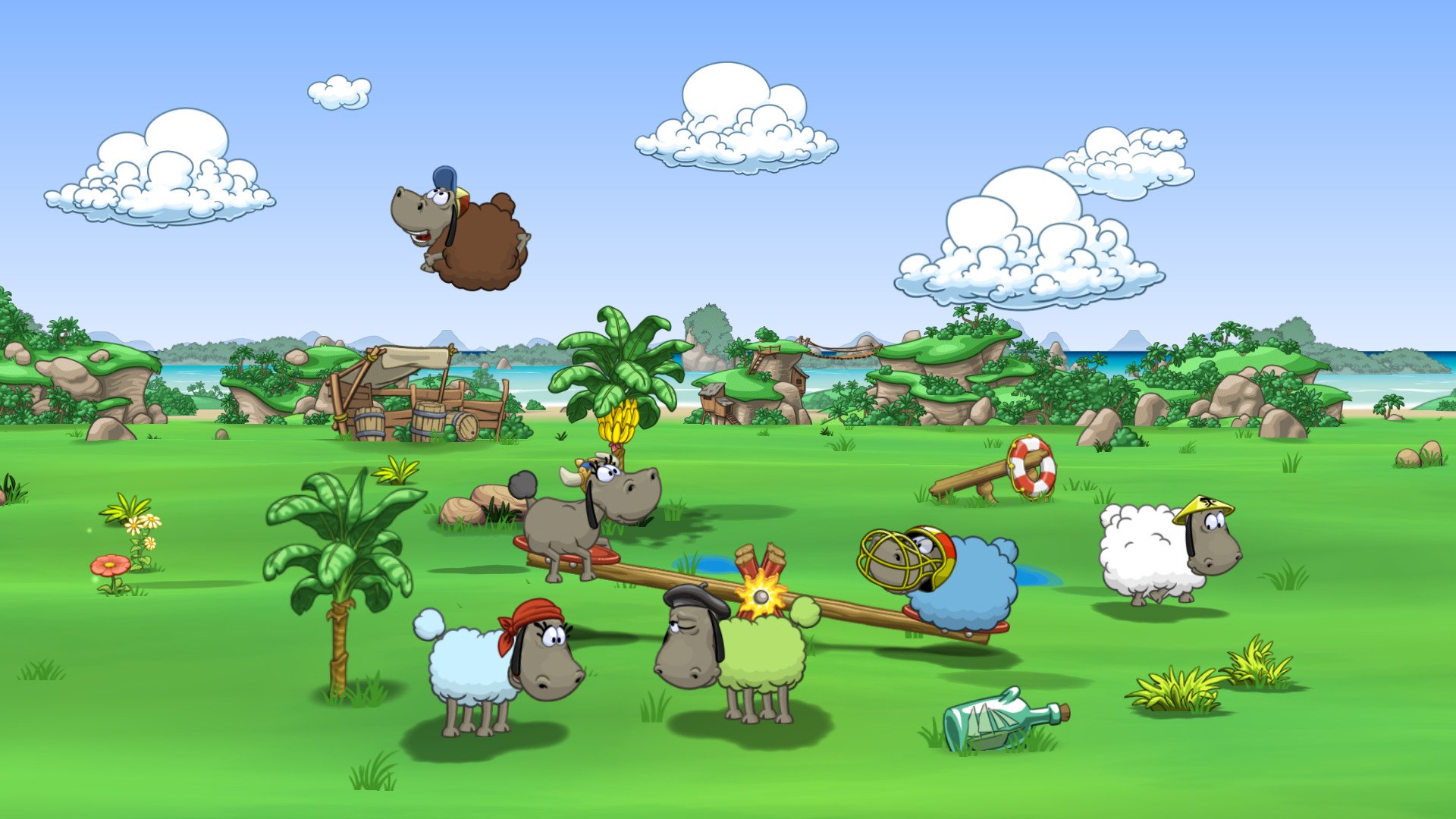 Скриншот из игры Clouds & Sheep 2 - 8