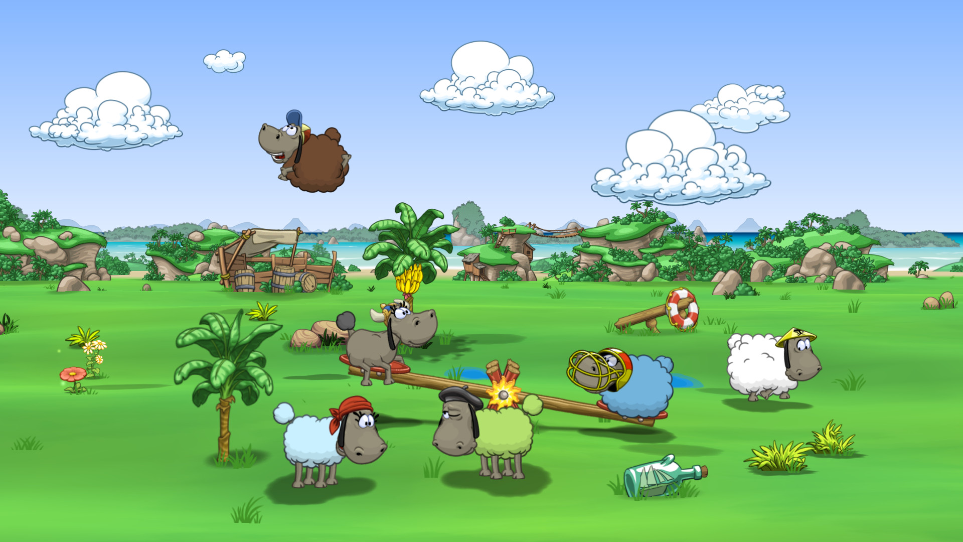 Скриншот из игры Clouds & Sheep 2 - 34