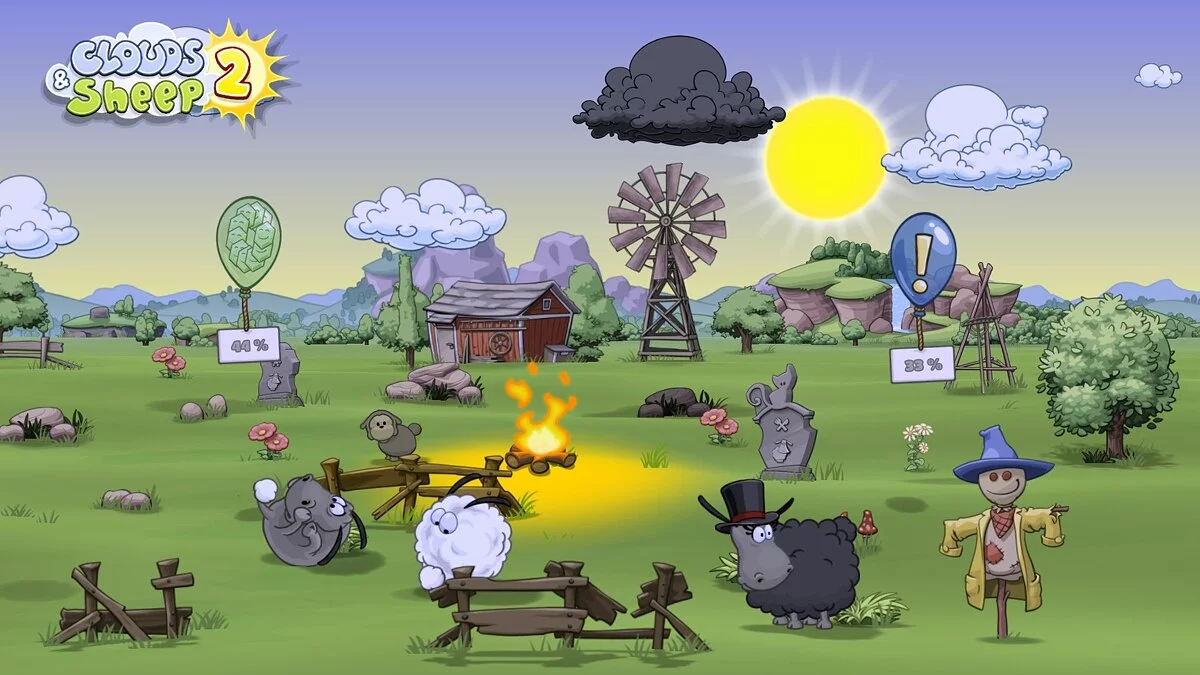 Скриншот из игры Clouds & Sheep 2 - 6