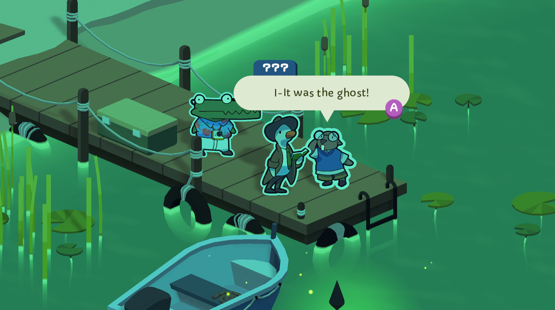 Скриншот из игры Duck Detective: The Ghost of Glamping - 6