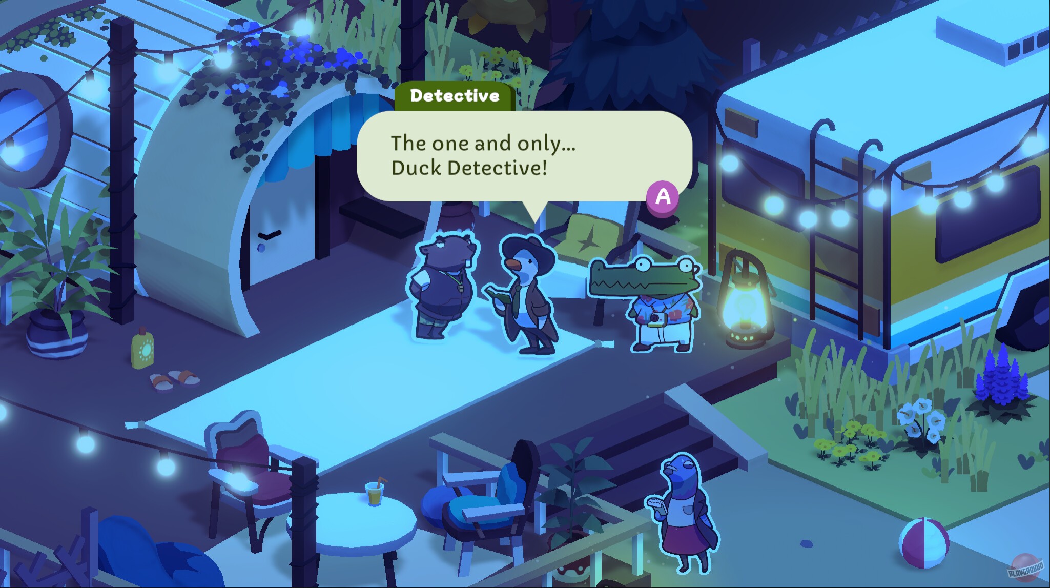 Скриншот из игры Duck Detective: The Ghost of Glamping - 3
