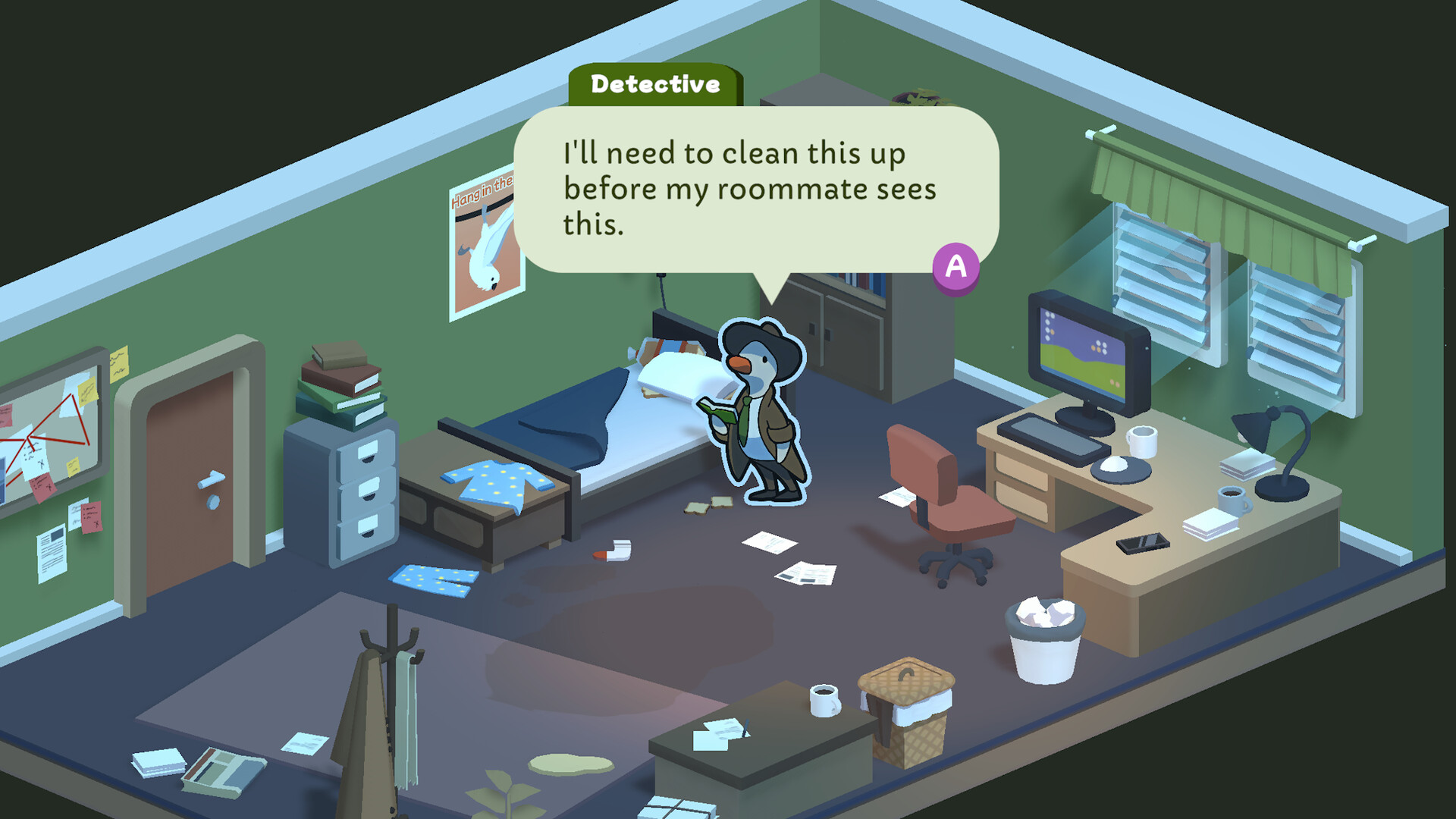 Скриншот из игры Duck Detective: The Ghost of Glamping - 1