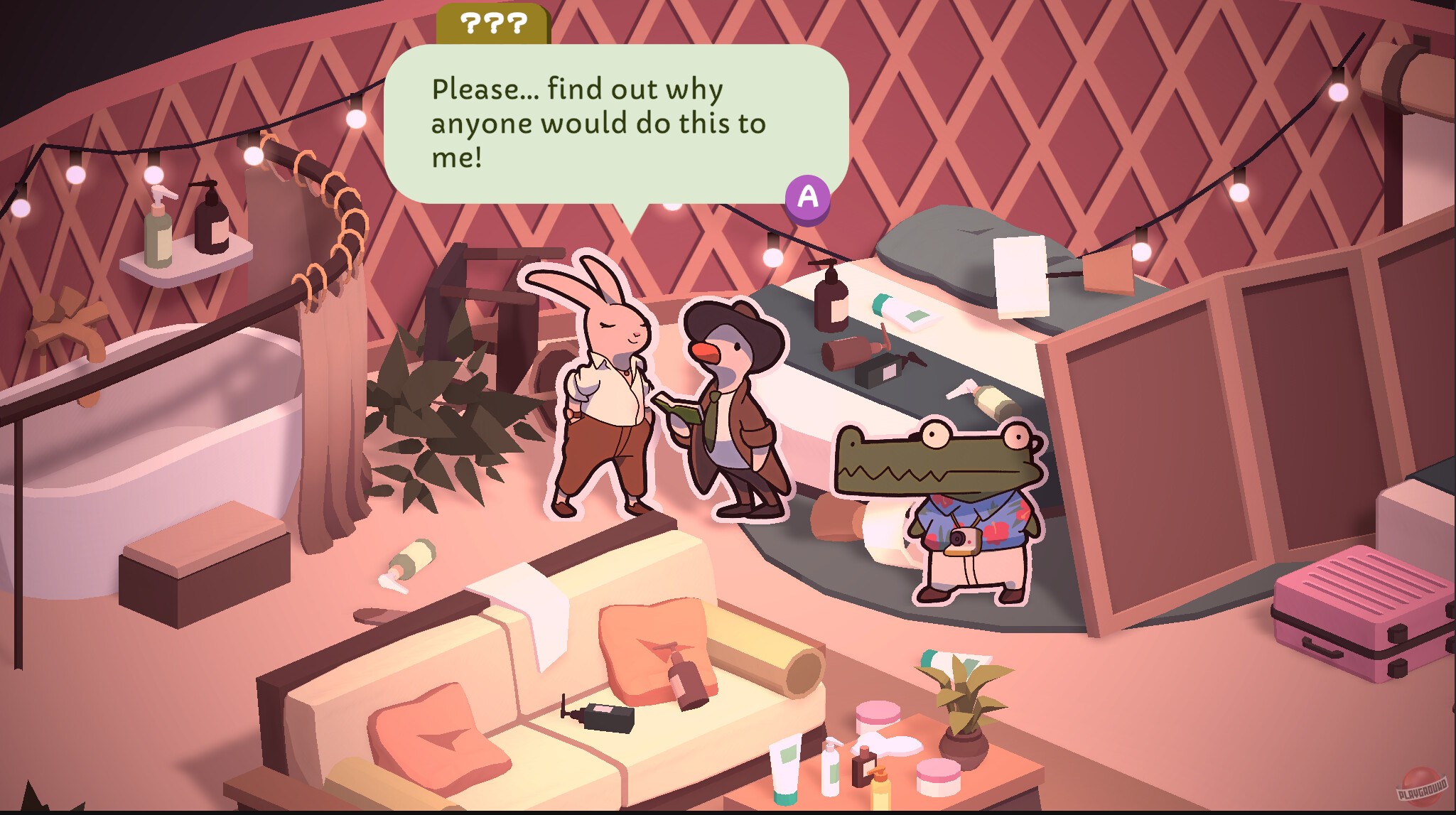 Скриншот из игры Duck Detective: The Ghost of Glamping - 5