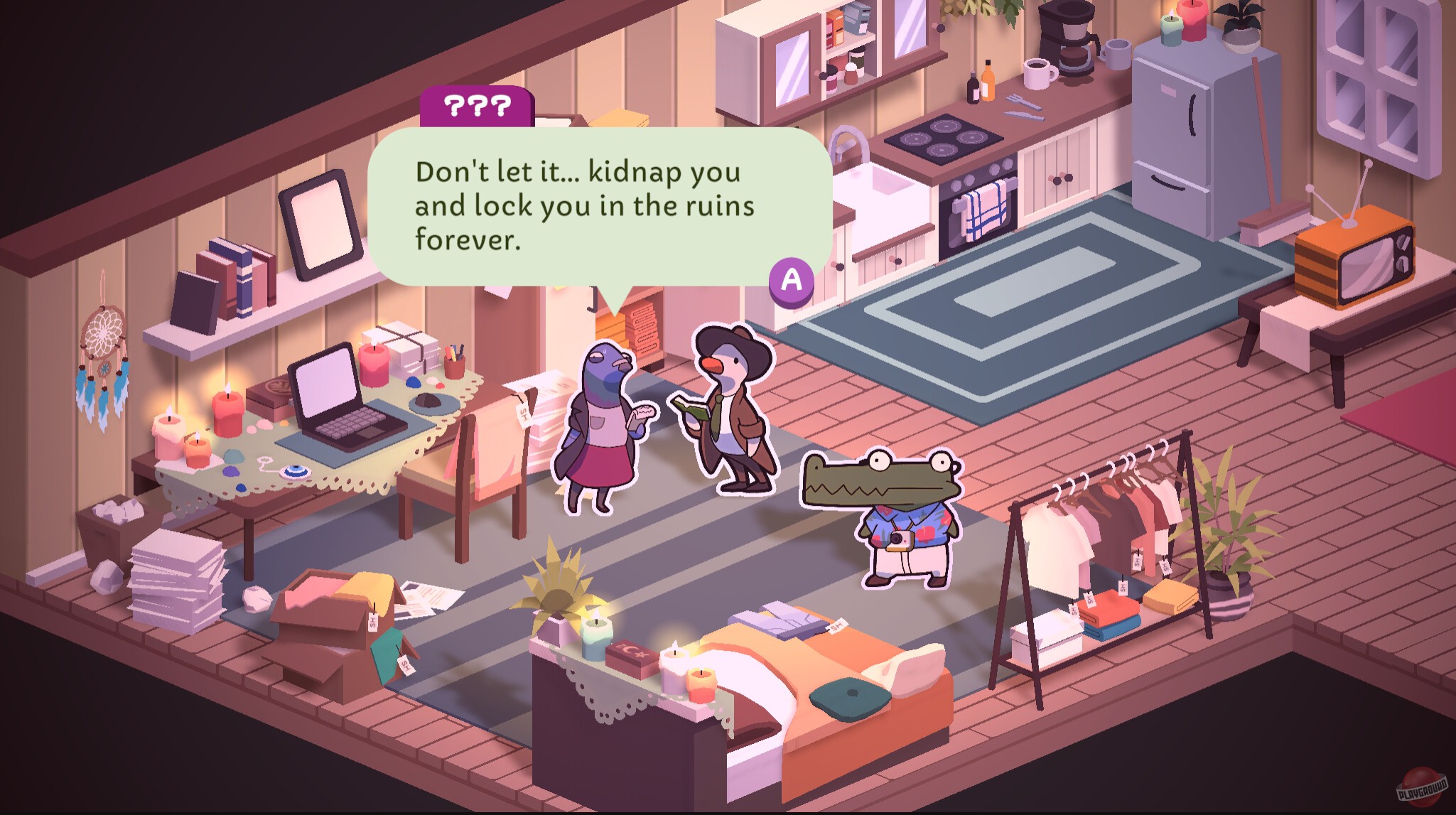 Скриншот из игры Duck Detective: The Ghost of Glamping - 7