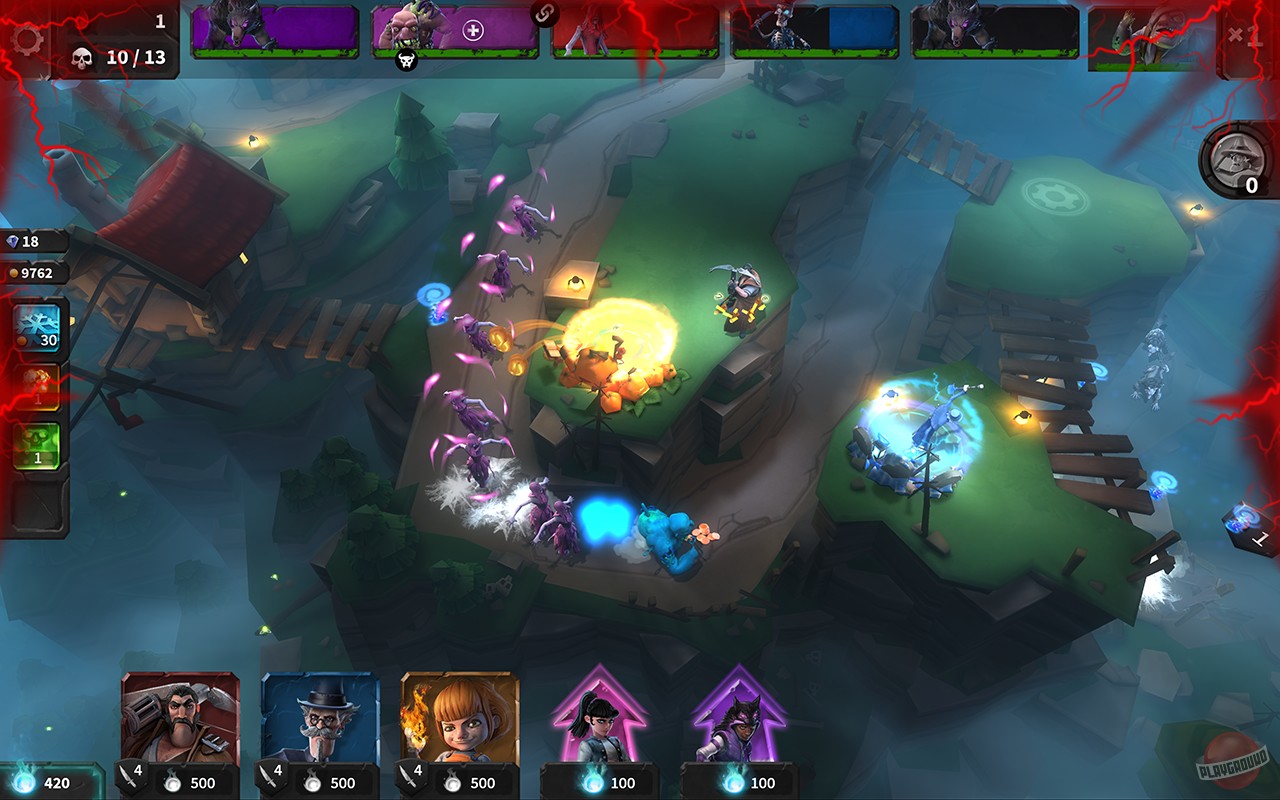 Скриншот из игры Hero Defense - 2