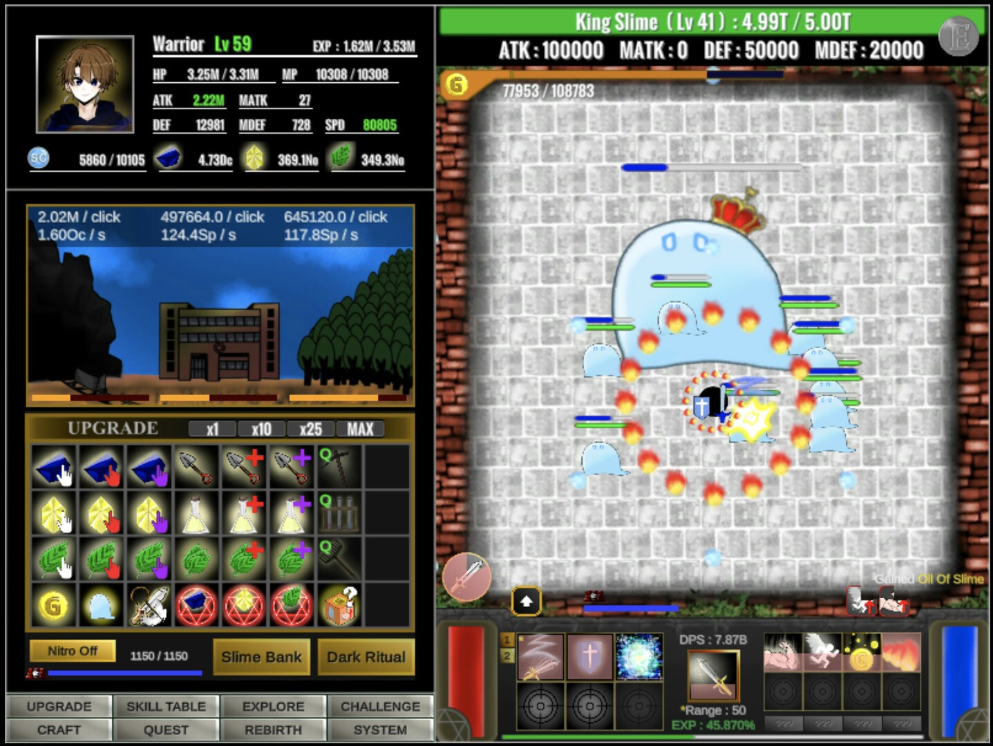 Скриншот из игры Incremental Epic Hero - 2