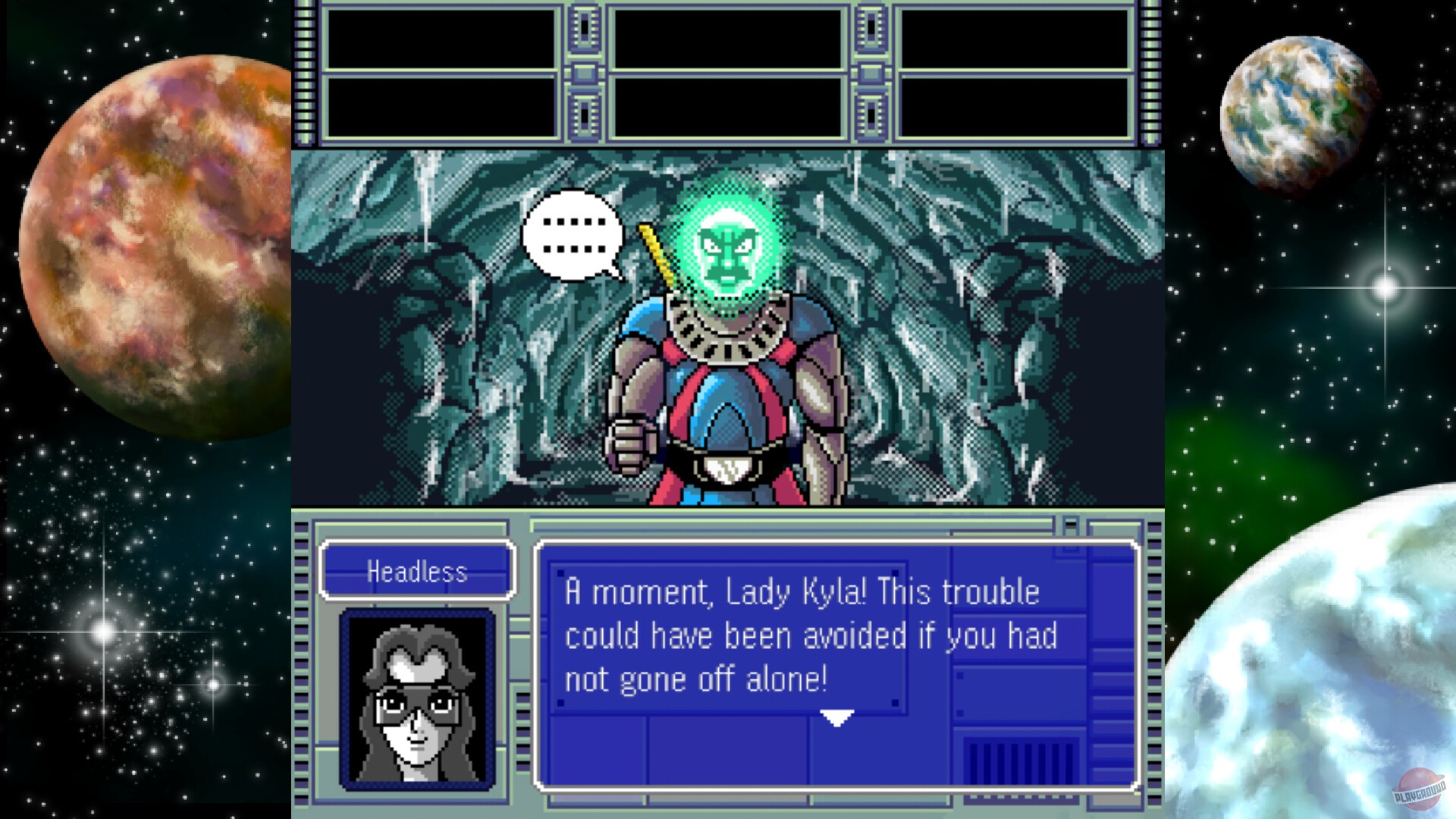 Скриншот из игры Omega 6: The Triangle Stars - 2