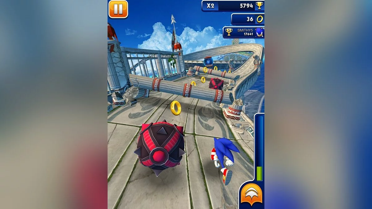 Скриншот из игры Sonic Dash - 3