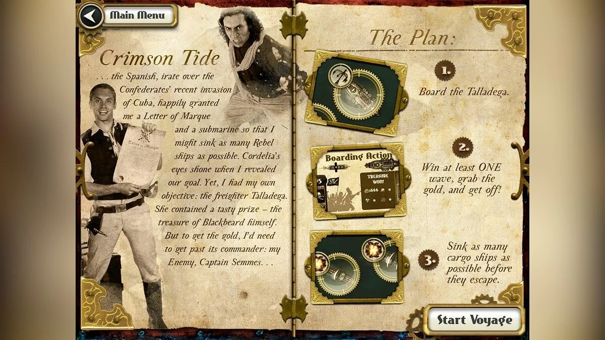 Скриншот из игры Crimson: Steam Pirates - 2