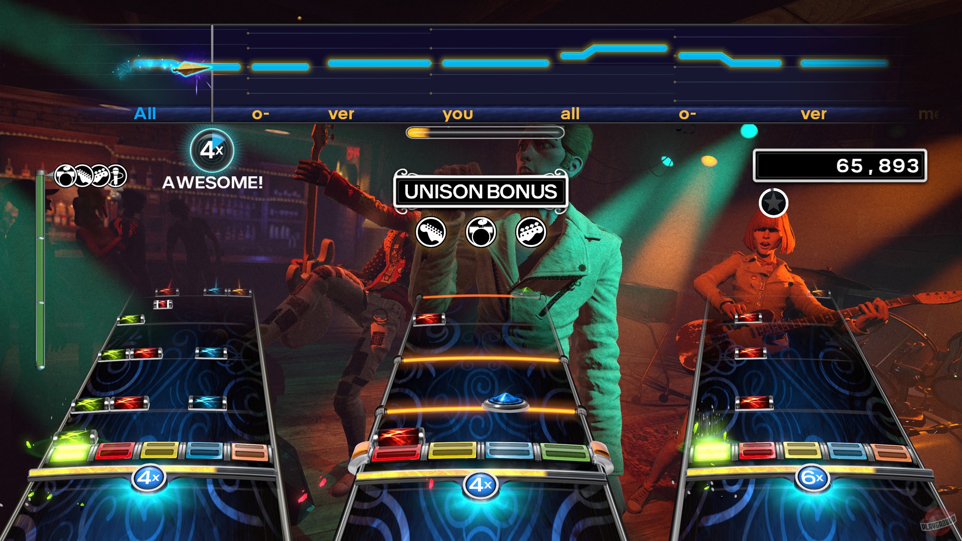 Скриншот из игры Rock Band 4 - 22