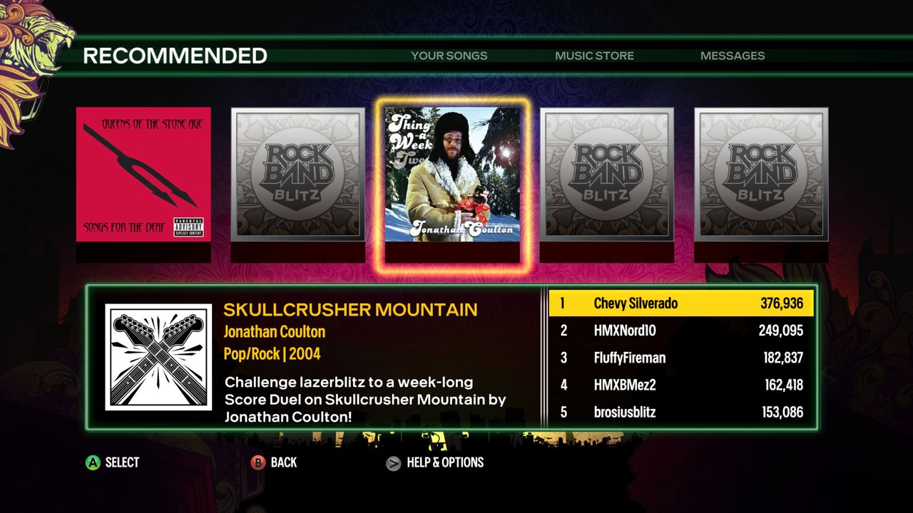 Скриншот из игры Rock Band Blitz - 48