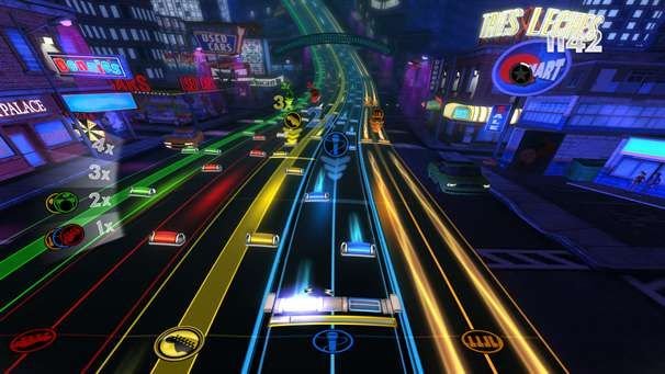 Скриншот из игры Rock Band Blitz - 1