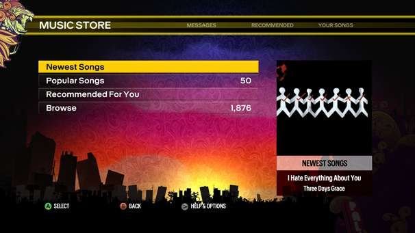 Скриншот из игры Rock Band Blitz - 15
