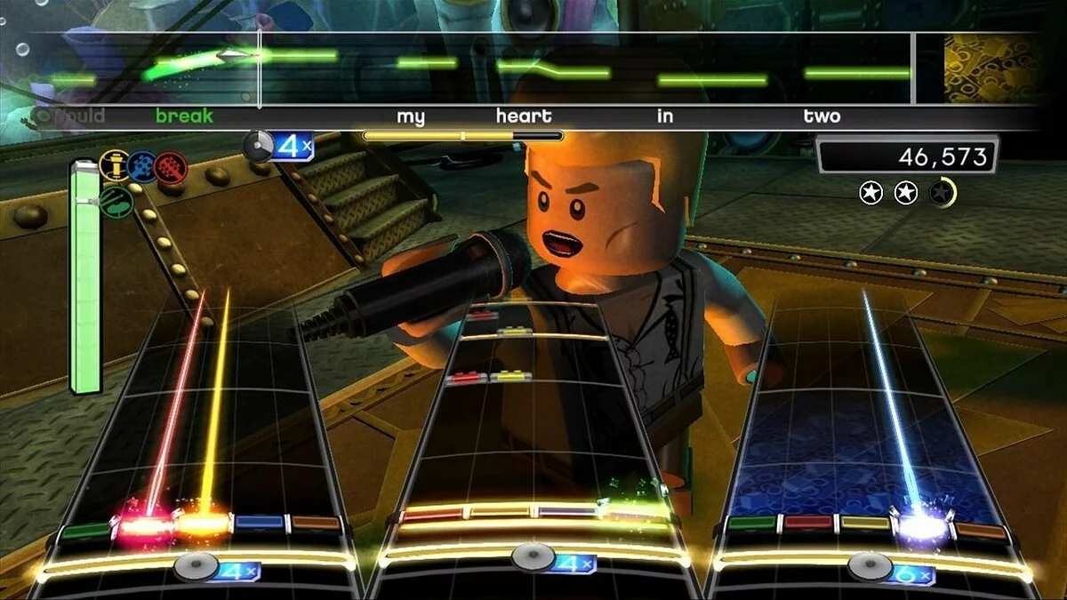 Скриншот из игры Lego Rock Band - 6