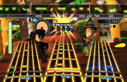 Скриншот из игры Lego Rock Band - 63