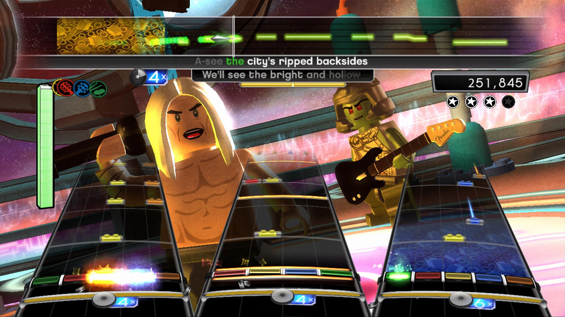 Скриншот из игры Lego Rock Band - 35