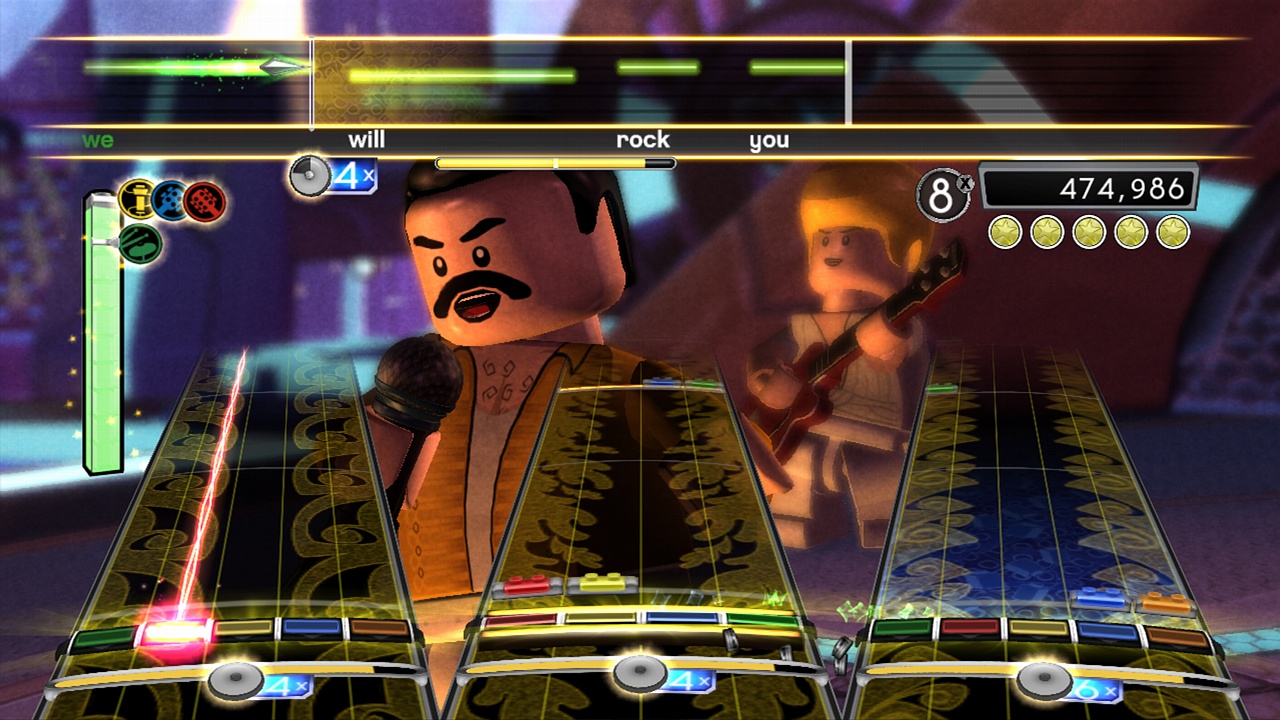 Скриншот из игры Lego Rock Band - 5