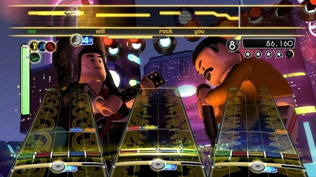 Скриншот из игры Lego Rock Band - 17