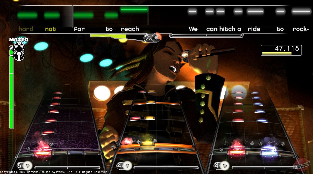 Скриншот из игры Rock Band - 14