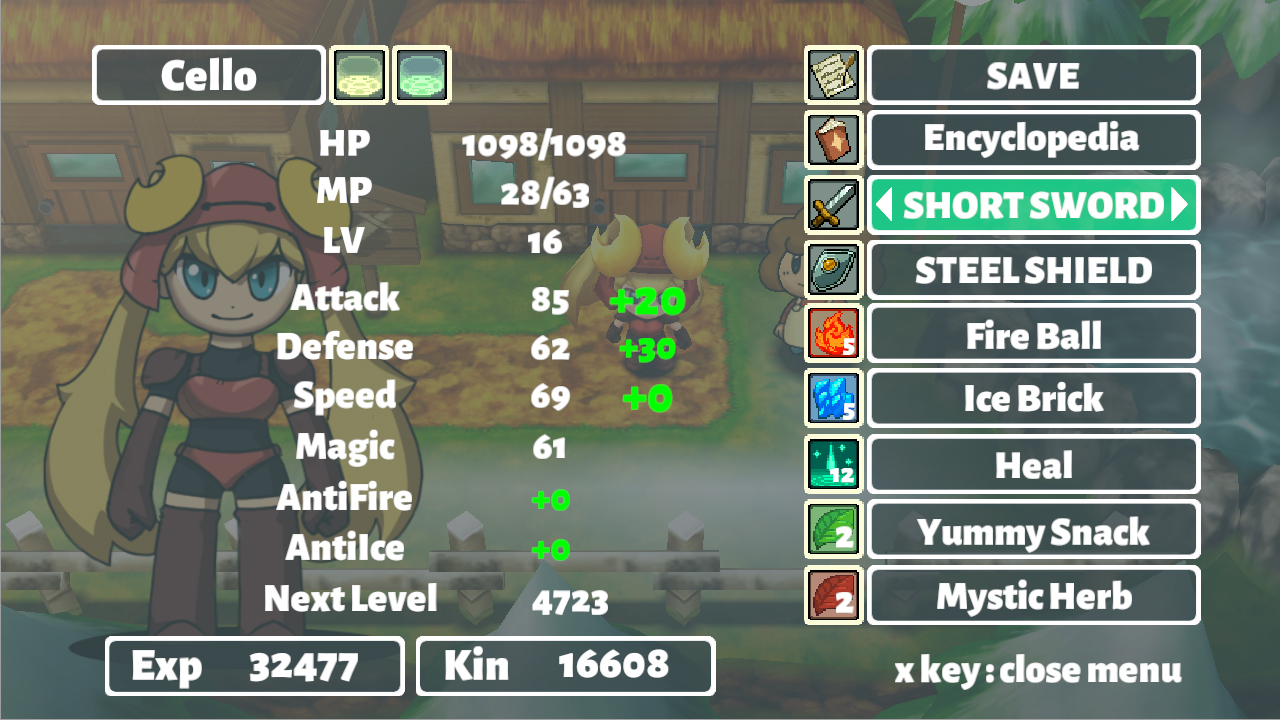 Скриншот из игры MAGATAMA Earrings - 21