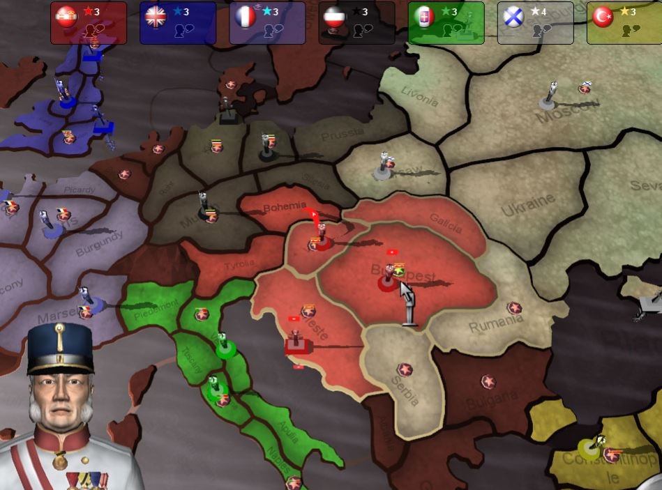 Скриншот из игры Diplomacy (1999) - 1