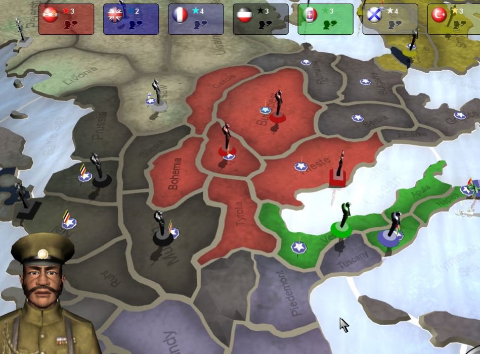 Скриншот из игры Diplomacy (1999) - 2