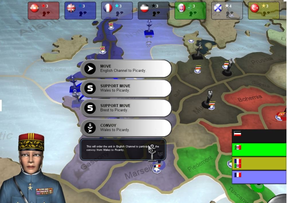 Скриншот из игры Diplomacy (1999) - 7