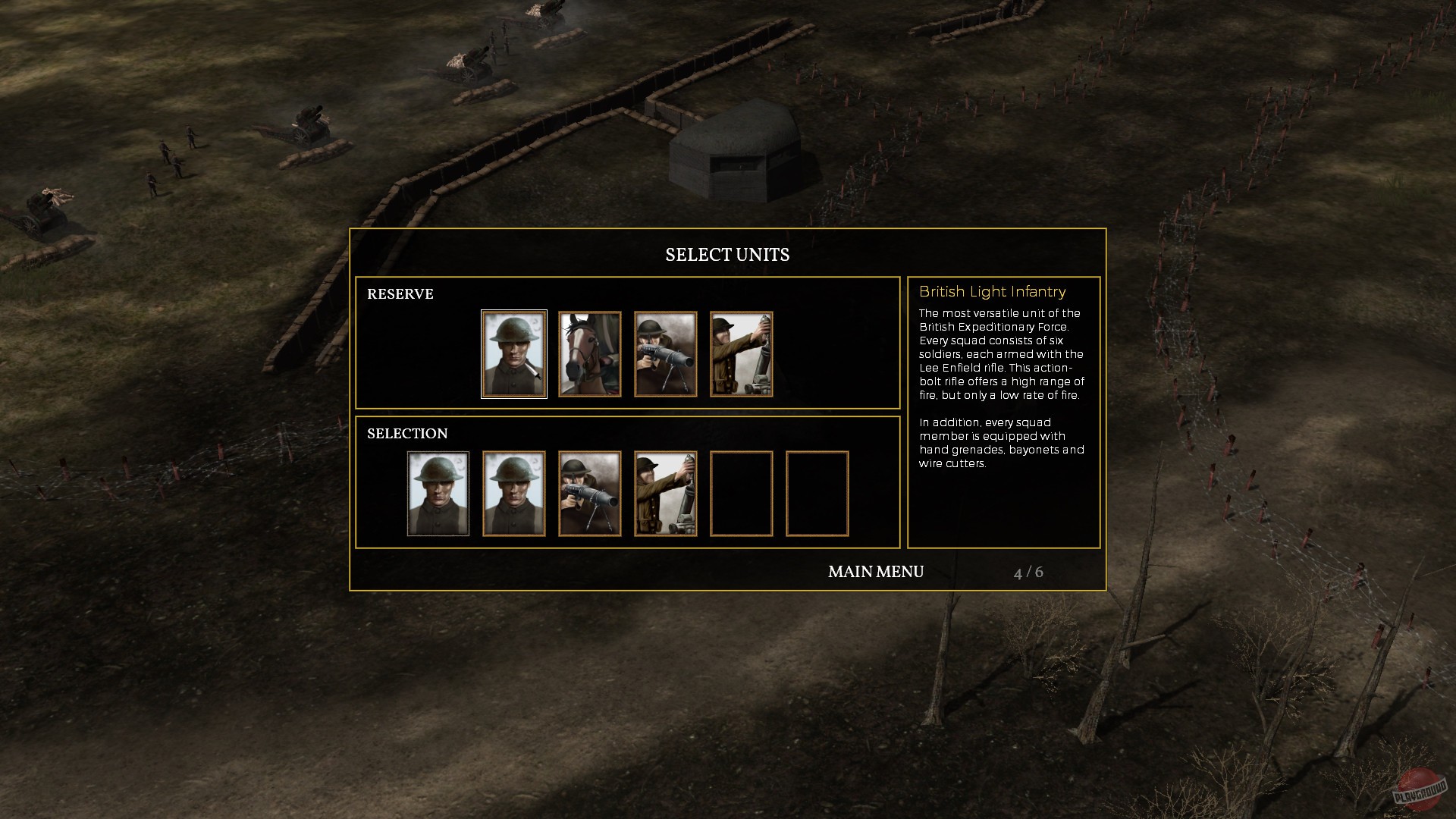 Скриншот из игры Tactics of World War I - 8