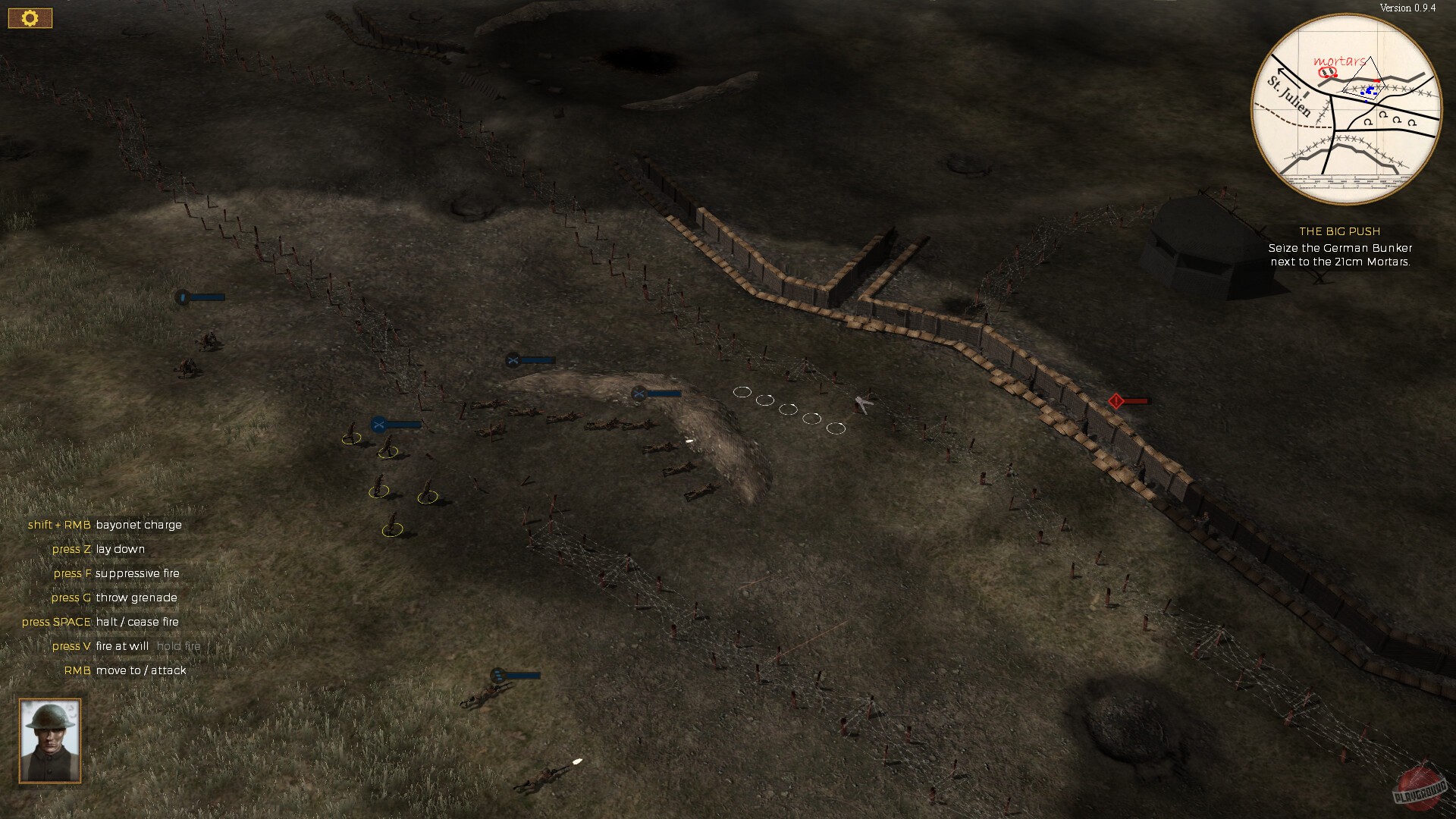 Скриншот из игры Tactics of World War I - 7