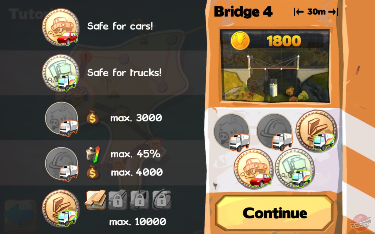 Скриншот из игры Bridge Constructor Playground - 1