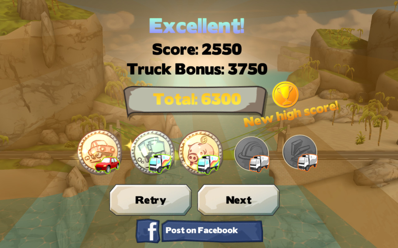 Скриншот из игры Bridge Constructor Playground - 8