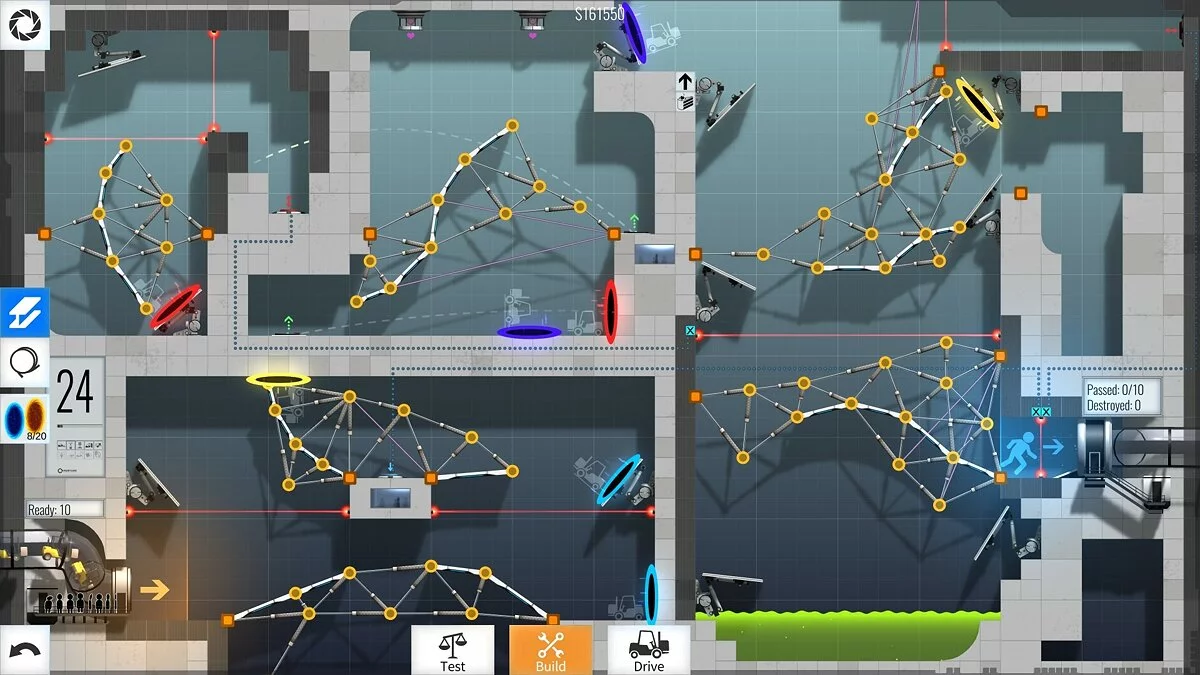 Скриншот из игры Bridge Constructor Portal - 8