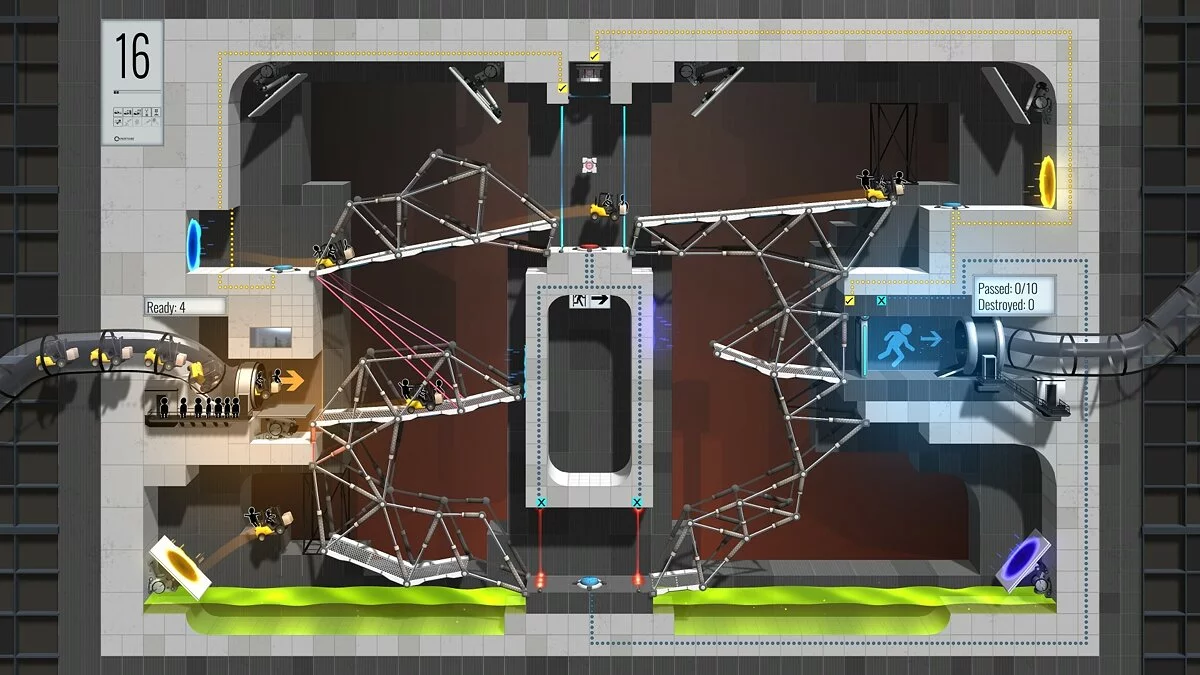 Скриншот из игры Bridge Constructor Portal - 14