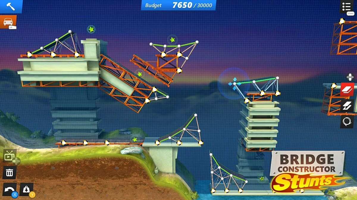 Скриншот из игры Bridge Constructor Stunts - 16