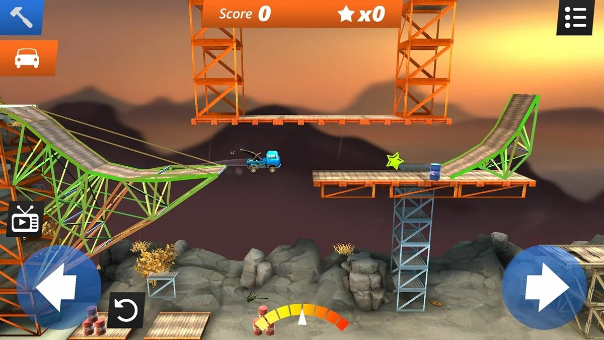 Скриншот из игры Bridge Constructor Stunts - 21