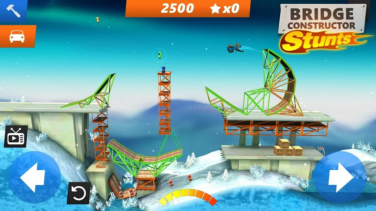 Скриншот из игры Bridge Constructor Stunts - 10